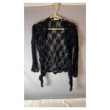 Black Ginger G long-sleeve cardigan in an