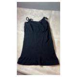 Black spaghetti strap top, size 8, with a simple