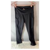 90 Degree by Reflex black athletic leggings, size