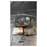 Collection with black shoulder bag, deer-accent