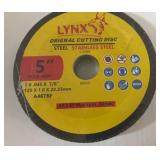 Sealed bundle of Lynx 5-inch cutting discs for