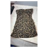 Streetwear Society strapless top with brown and