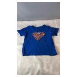 Blue short-sleeve Superman T-shirt with classic