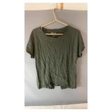 Blue Ice green short-sleeve T-shirt with chest