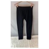 Black Lemon leggings, size Medium, with a wide