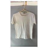 White Maggie short-sleeve T-shirt, size Medium,