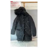 George black hooded winter coat in size Extra