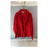Red Lancer Californian fleece jacket, size Large,