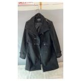 George black long coat in size Medium with wide