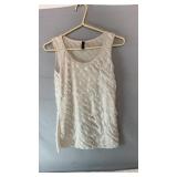 White Jason Maxwell sleeveless top, possibly size