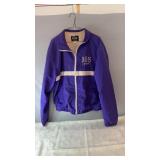 Elite Sportswear purple and white zip-up jacket