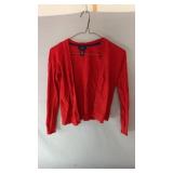 Gap Kids red button-front cardigan sweater, size