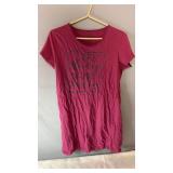 Pink George short sleeve T-shirt in size Small