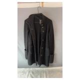 DEX gray long knit cardigan sweater, size Extra