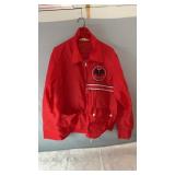Menï¿½s red Windy Hawks zip-up jacket with