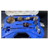 Lenox hole saw kit with carrying case, including