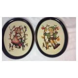 Pair of 1982 Ars Edition Hummel ï¿½Apple Tree Boyï¿½