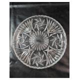 Cut Glass Serving BowlRound clear cut glass