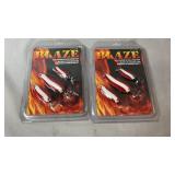 Two Blaze 3-piece premium casting spoon packs