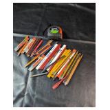 Pencils & Tape MeasureVarious carpenter and