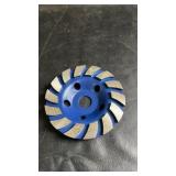 Diamond grinding cup wheel in plastic storage
