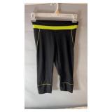 Black HYBA capri-length spandex, possibly size
