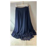 Navy blue City Triangles size 11 maxi skirt with