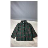 Checkered plaid long-sleeve shirt, size 2ï¿½3