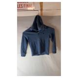 Blue Volcom long-sleeve hooded shirt, size 2T,