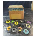 Collection of LP albums and 45 RPM records