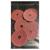 Collection of 15 round abrasive sanding discs