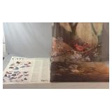 Two wildlife art prints by Michael Dumas,