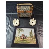 Decorative Chest, Angel Switch Plates &