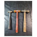 Assorted HammersThree hammers including a small