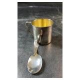 Small Wm. A. Rogers silver-plated handled cup