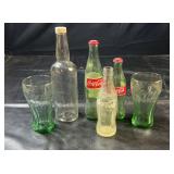 Coca-Cola collection with two green contour