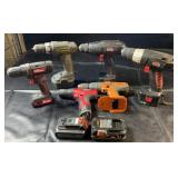 Collection of cordless drills from Hyper Tough,