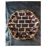 West Germany Decorative Ceramic DishBrown
