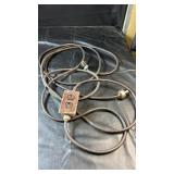 Heavy-duty electrical extension cords with a