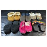 Six pairs of womenï¿½s and menï¿½s footwear including