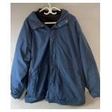 Blue Denver Hayes zip-front jacket, size XXL/TTG,
