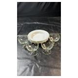 Three white Prelude Porcelain by Tienshan shallow