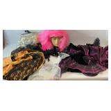 Large collection of Halloween costumes and