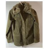 Reitmans green jacket, size small, featuring a