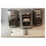 Sony compact Hi-Fi stereo system with two