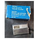 Micronta Micro LCD Quartz Travel AlarmMicronta