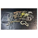 Large collection of faux pearl and beaded