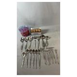 Collection of flatware and kitchen accessories