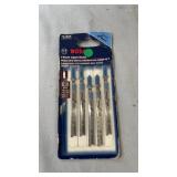 Package of five Bosch T118AF T-shank jigsaw
