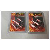 Two Blaze 3-piece premium casting spoon packs